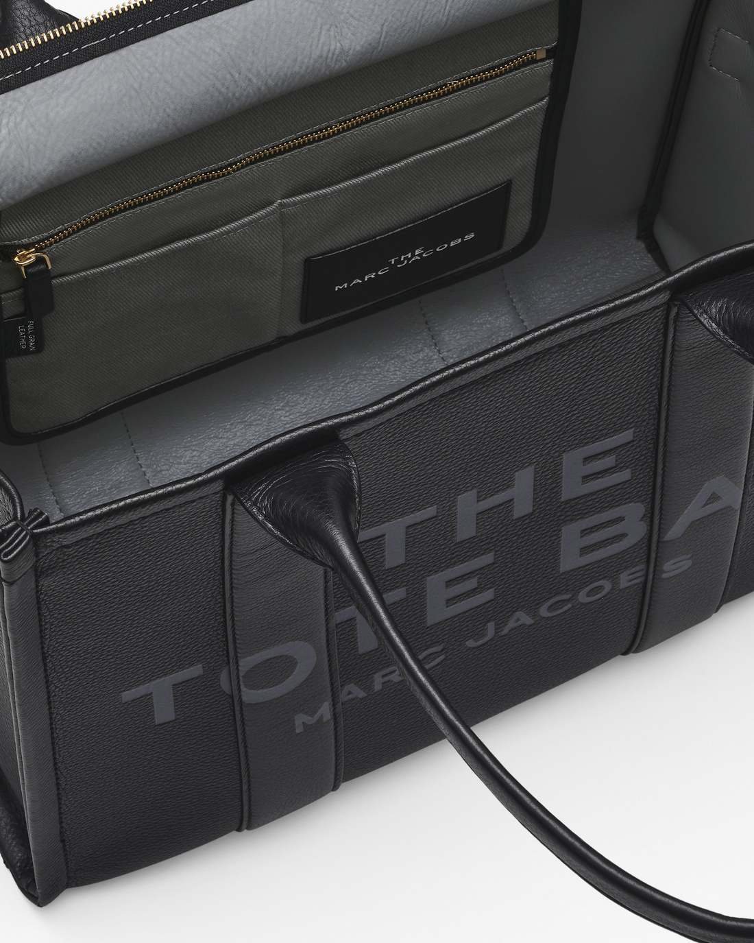 The Leather Large Tote Bag Black Marc Jacobs / BAGS