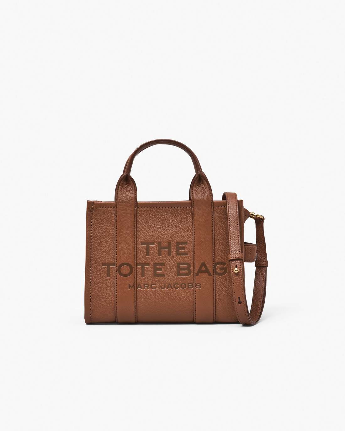 The Leather Small Tote Bag Argan Oil Marc Jacobs / BAGS