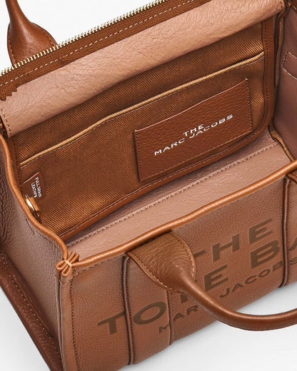 The Leather Small Tote Bag Argan Oil Marc Jacobs / BAGS