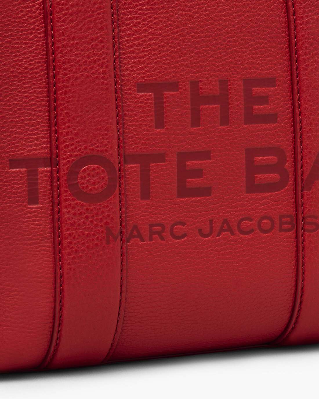 The Leather Small Tote Bag True Red Marc Jacobs / BAGS