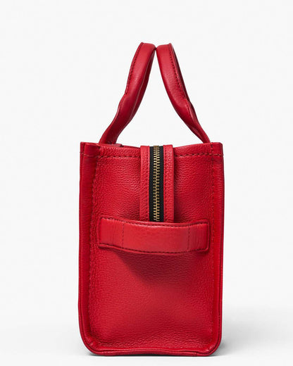 The Leather Small Tote Bag True Red Marc Jacobs / BAGS