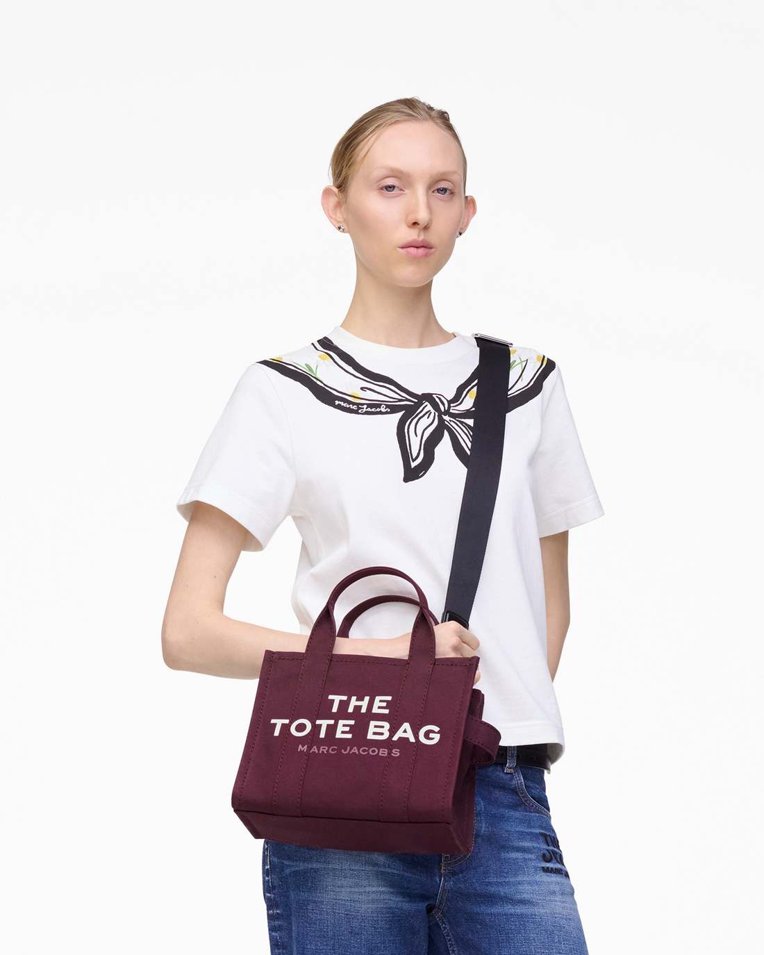 The Canvas Small Tote Bag Dark Plum Marc Jacobs / BAGS