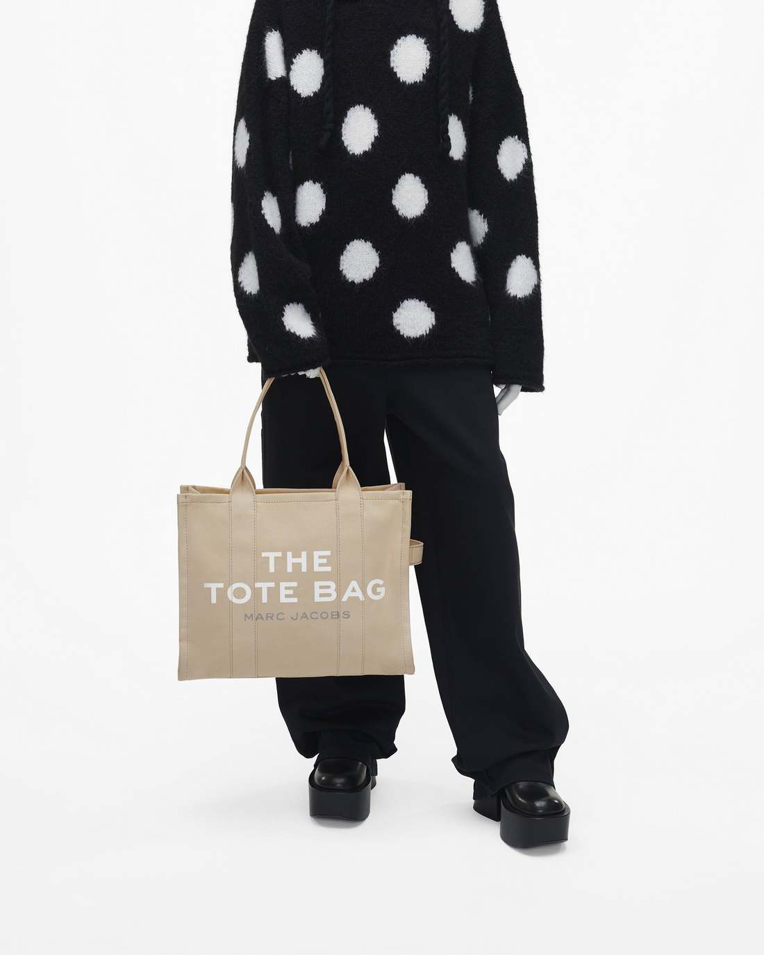 The Canvas Large Tote Bag Beige Marc Jacobs / BAGS