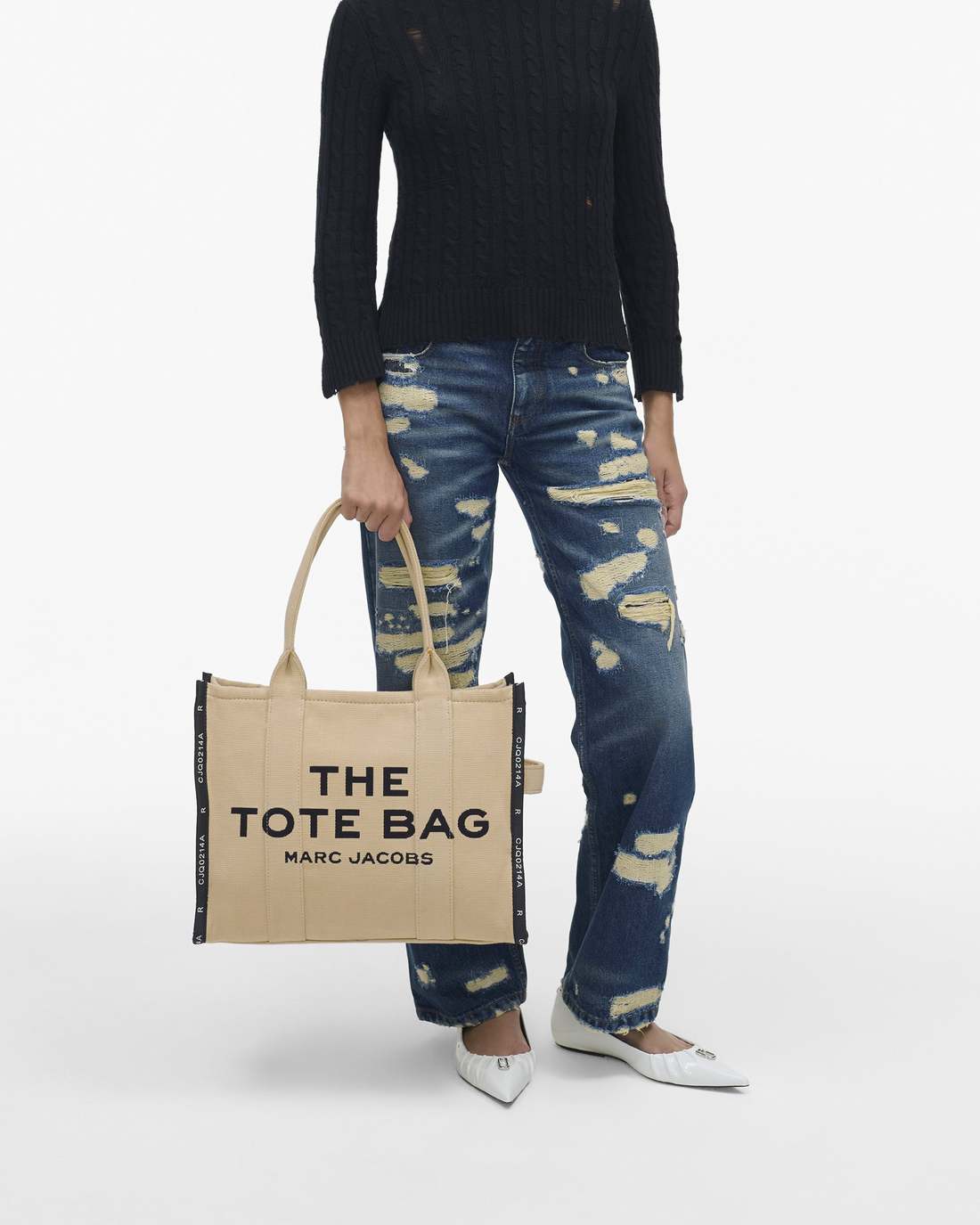 The Jacquard Large Tote Bag Warm Sand Marc Jacobs / BAGS