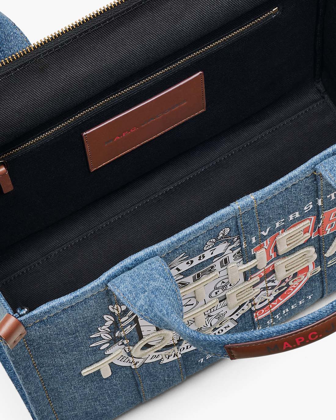 The A.P.C. X Marc Jacobs Denim Medium Tote Bag Washed Indigo Marc Jacobs / BAGS