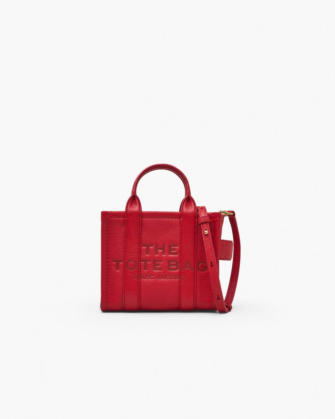 The Leather Crossbody Tote Bag True Red Marc Jacobs / BAGS