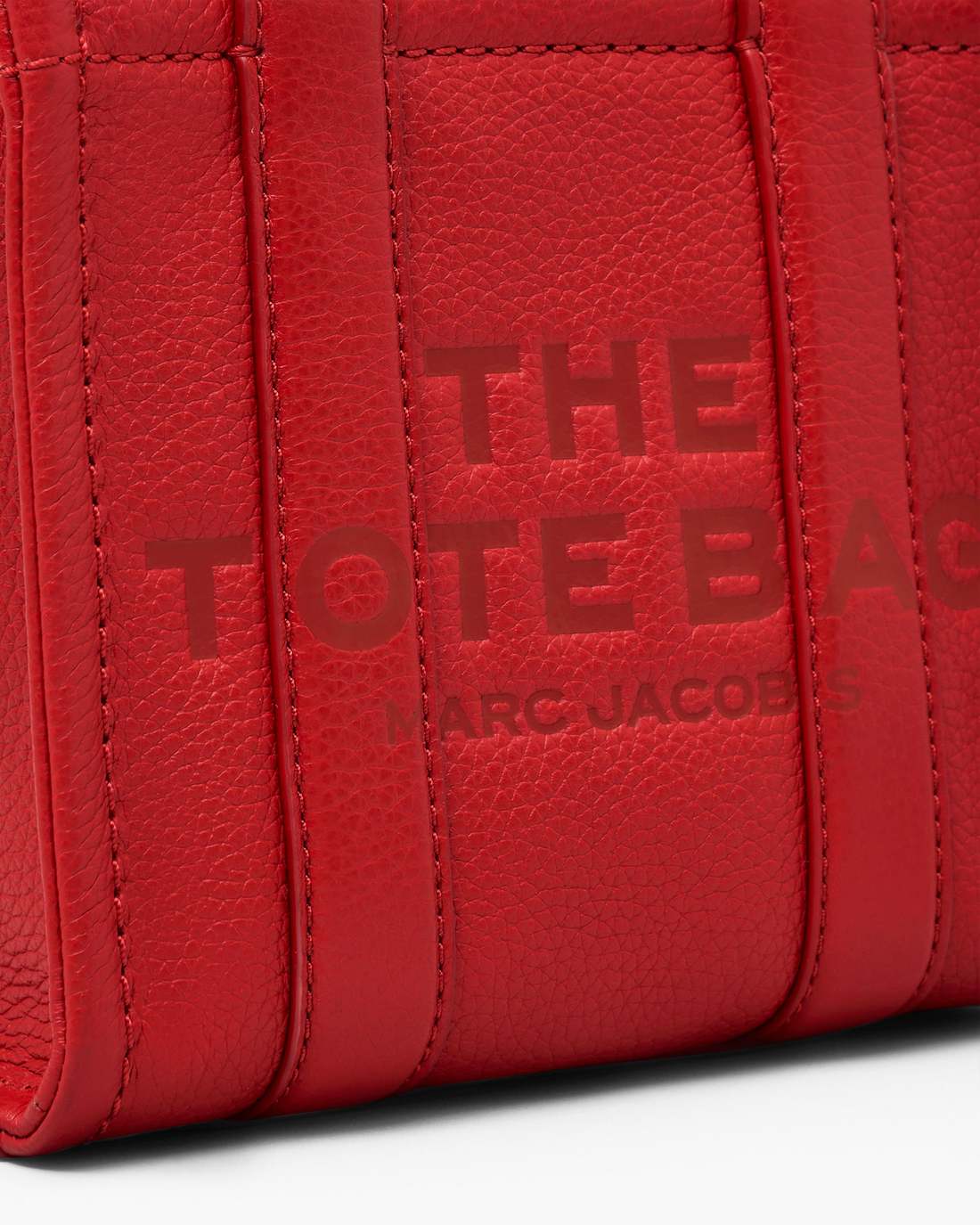 The Leather Crossbody Tote Bag True Red Marc Jacobs / BAGS