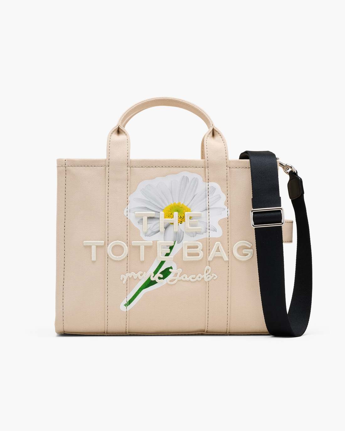 The Daisy Script Canvas Medium Tote Bag Cloud White Multi Marc Jacobs / BAGS|NEW ARRIVALS