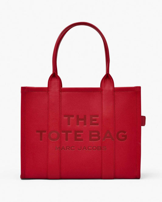 The Leather Large Tote Bag True Red Marc Jacobs / BAGS