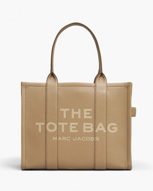 The Leather Large Tote Bag Camel Marc Jacobs / BAGS