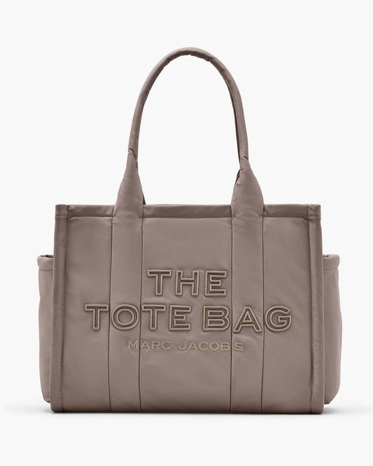 The Puffy Nylon Large Tote Bag Cement Marc Jacobs / BAGS