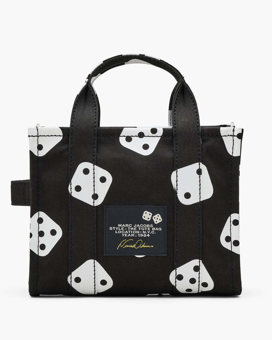 Derrick Adams X Marc Jacobs Canvas Small Tote Bag Black/White Marc Jacobs / BAGS