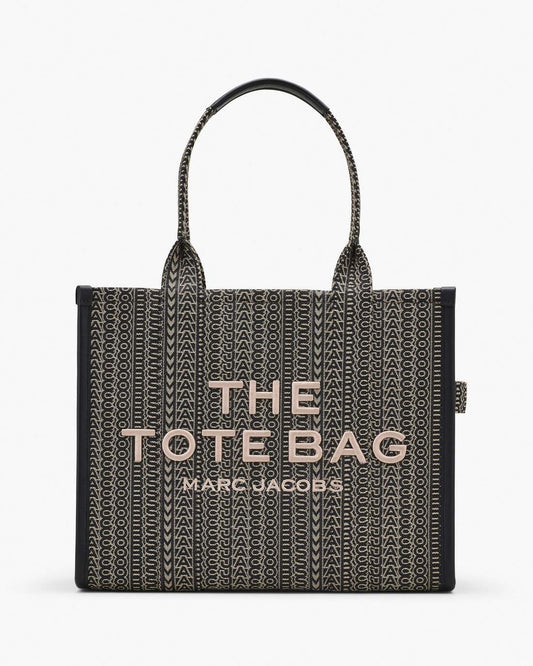 The Monogram Jacquard Large Tote Bag Beige Multi Marc Jacobs / BAGS