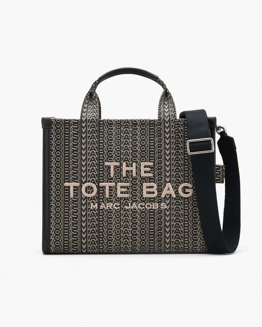 The Monogram Jacquard Medium Tote Bag Beige Multi Marc Jacobs / BAGS