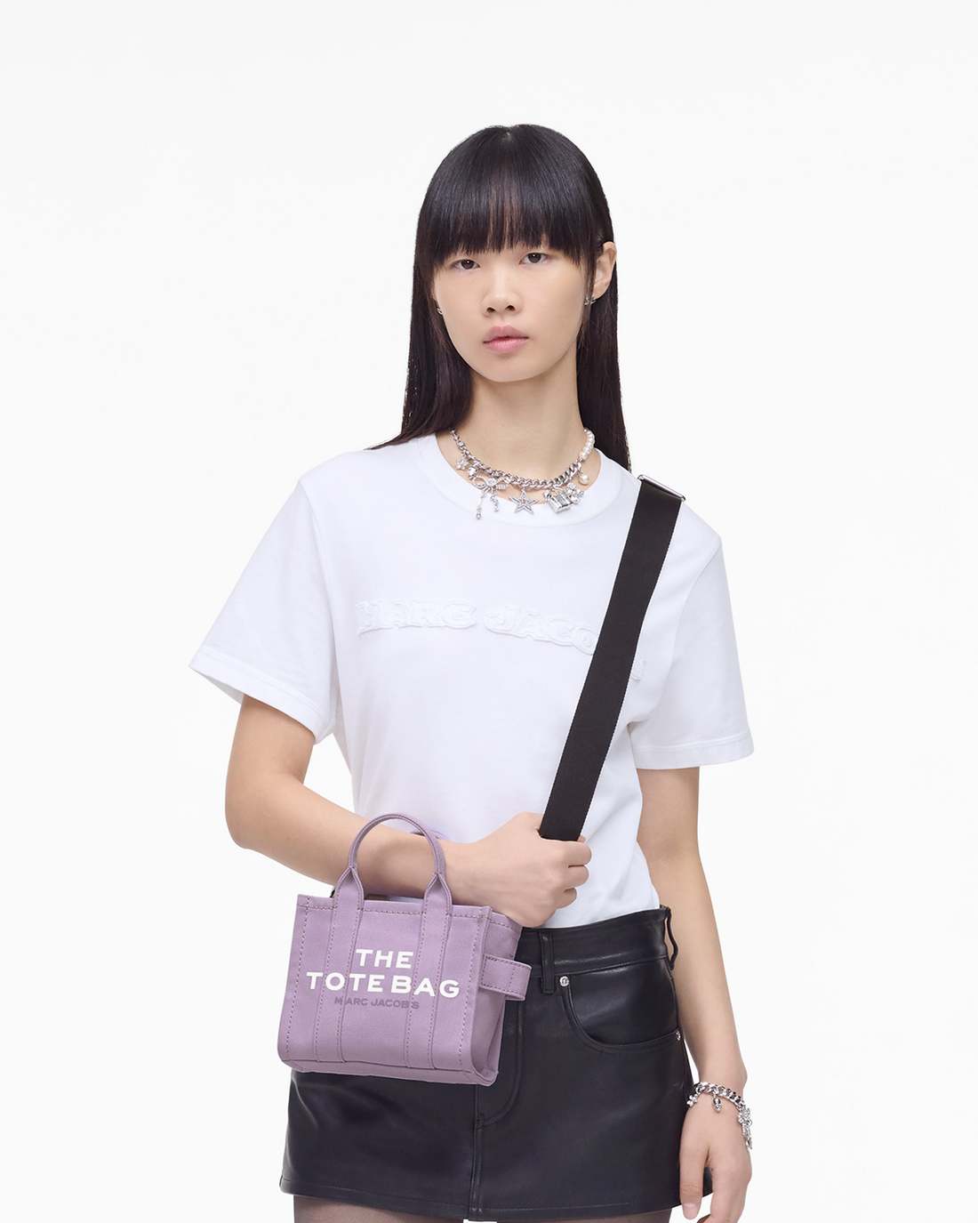 The Canvas Crossbody Tote Bag Lilac Marc Jacobs / BAGS