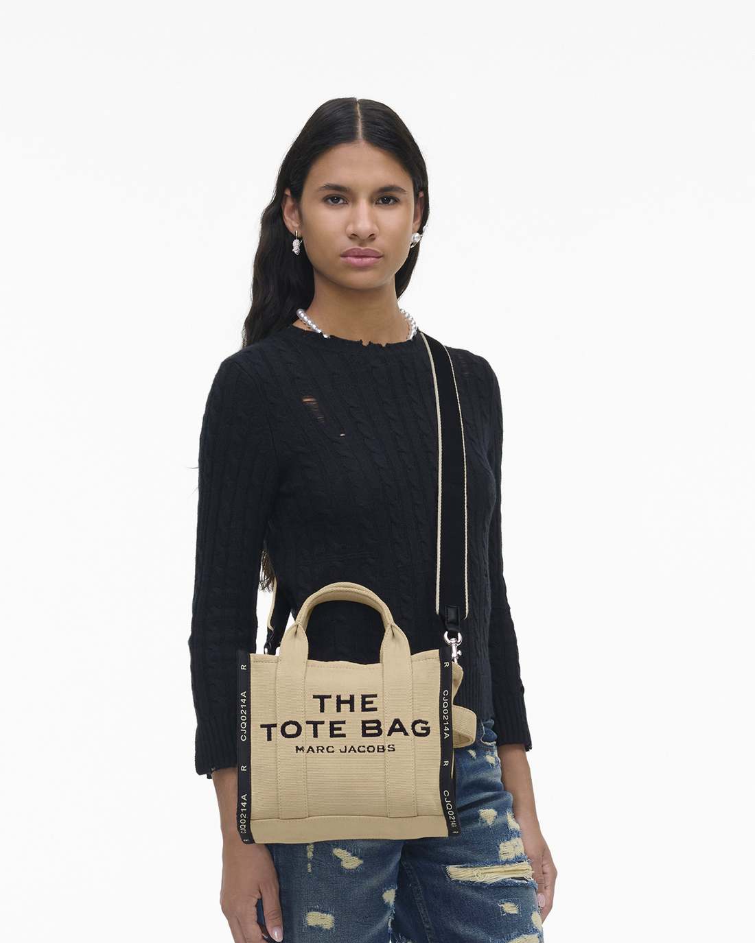 The Jacquard Small Tote Bag Warm Sand Marc Jacobs / BAGS