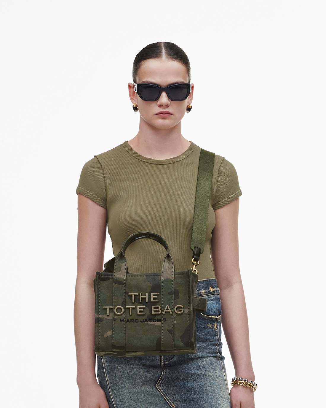 The Camo Jacquard Small Tote Bag Camo Multi Marc Jacobs / BAGS