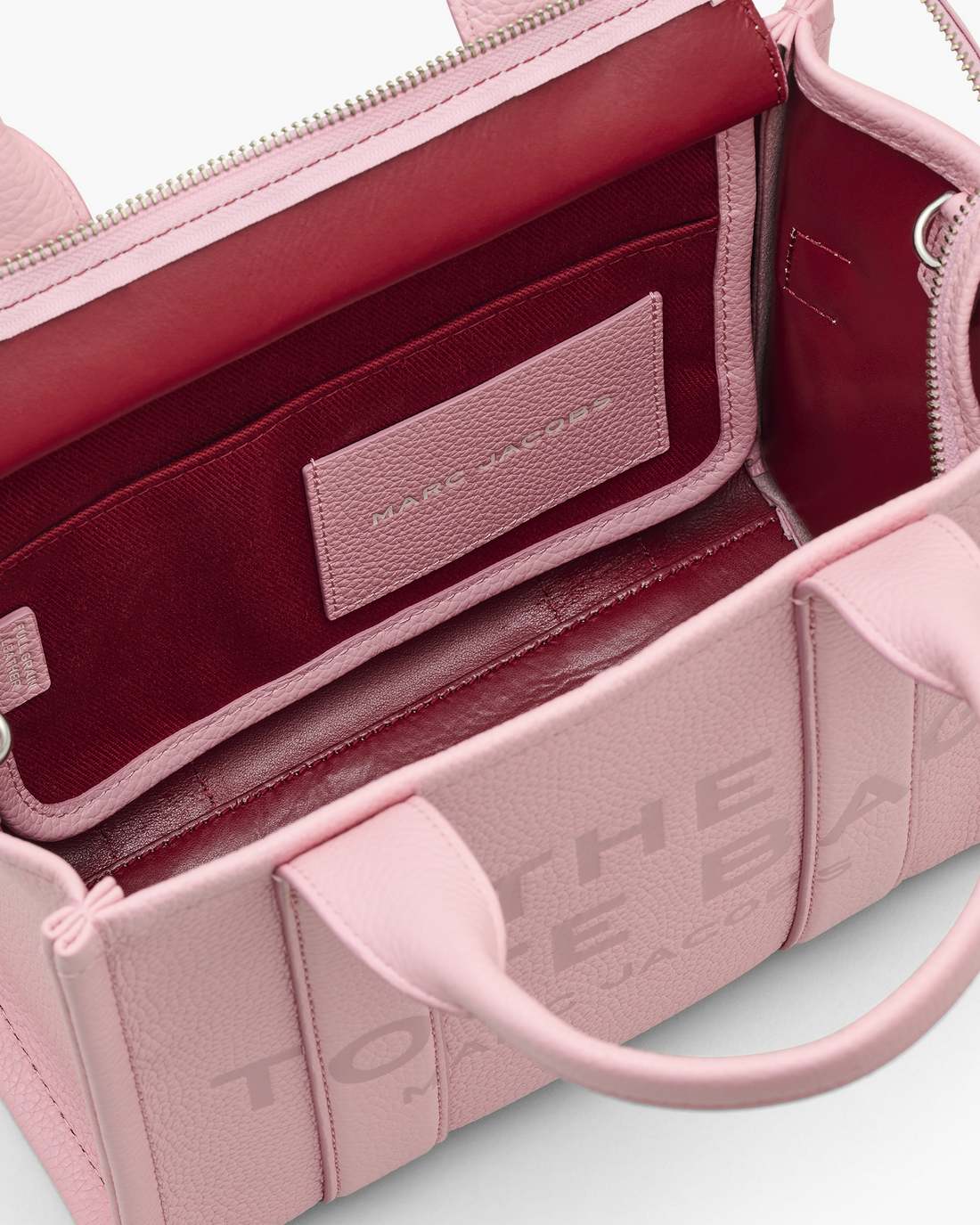 The Leather Medium Tote Bag Ribbon Pink Marc Jacobs / BAGS