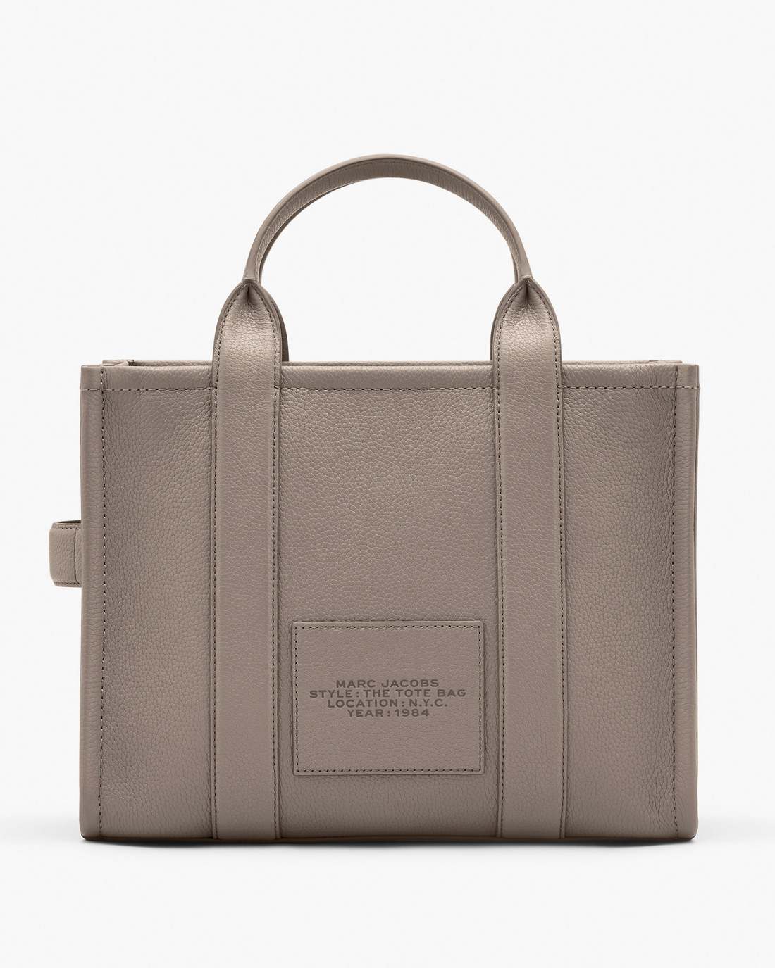 The Leather Medium Tote Bag Cement Marc Jacobs / BAGS