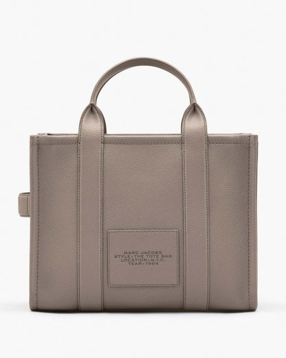 The Leather Medium Tote Bag Cement Marc Jacobs / BAGS