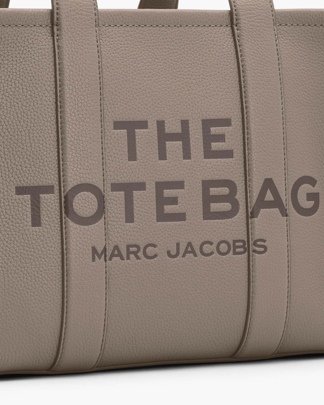 The Leather Medium Tote Bag Cement Marc Jacobs / BAGS