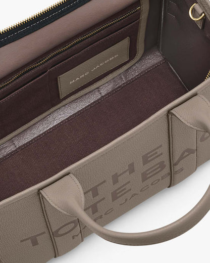 The Leather Medium Tote Bag Cement Marc Jacobs / BAGS