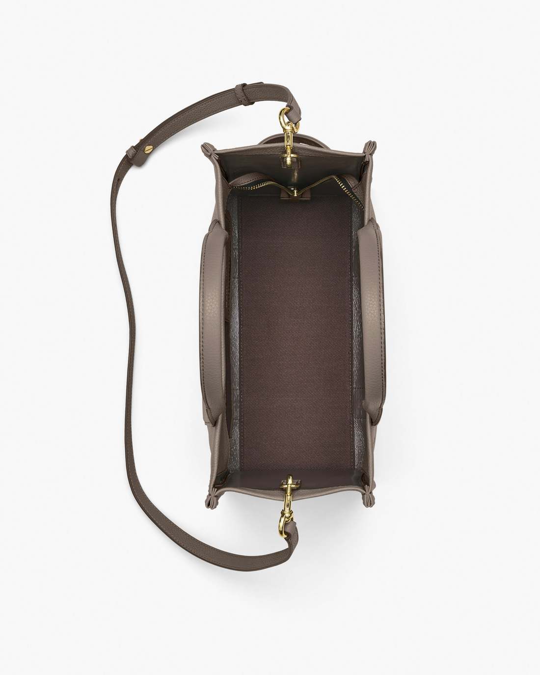 The Leather Medium Tote Bag Cement Marc Jacobs / BAGS