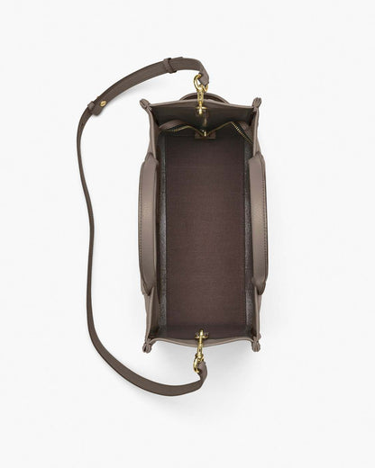 The Leather Medium Tote Bag Cement Marc Jacobs / BAGS