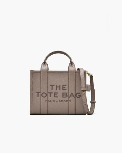The Leather Small Tote Bag Cement Marc Jacobs / BAGS