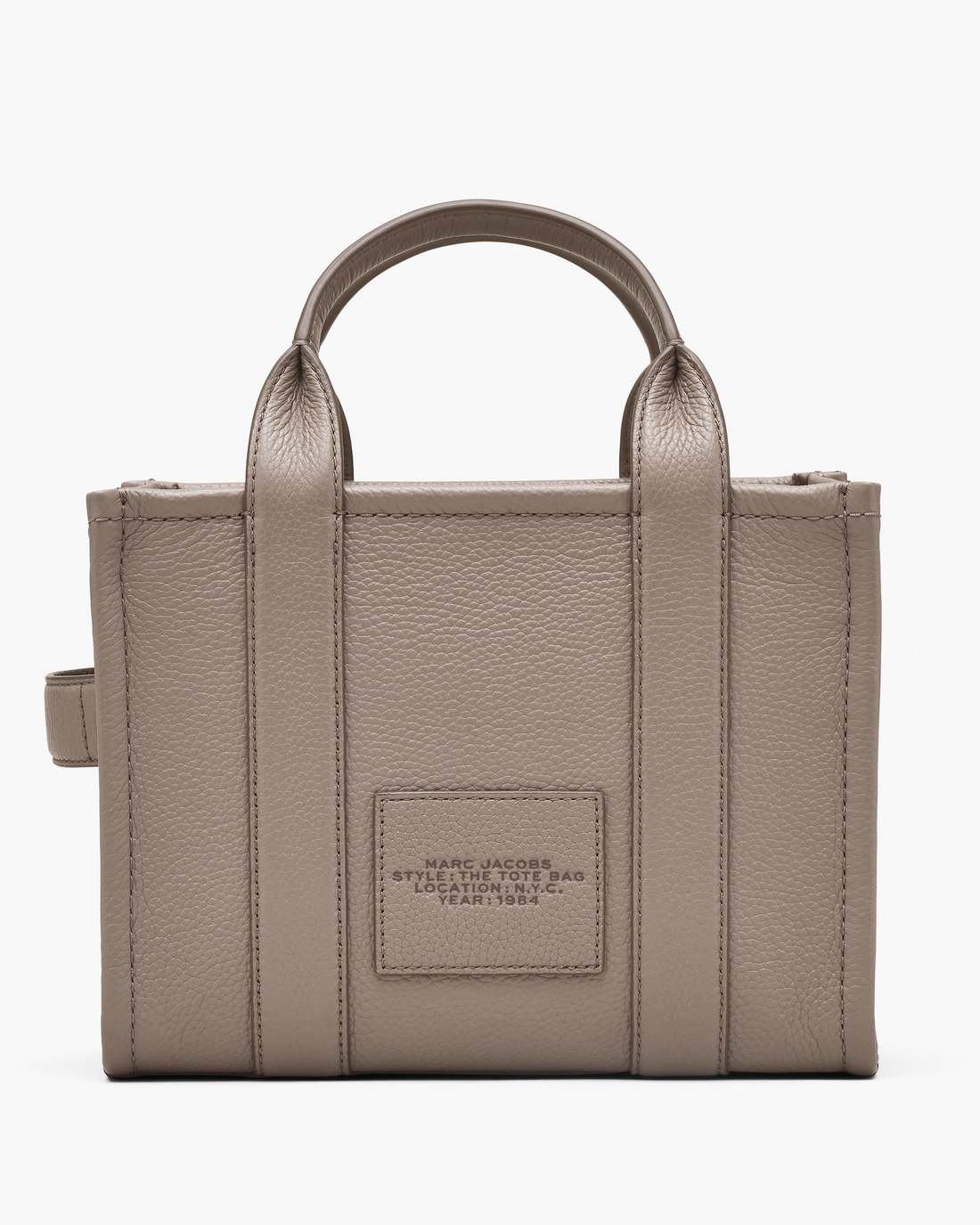 The Leather Small Tote Bag Cement Marc Jacobs / BAGS