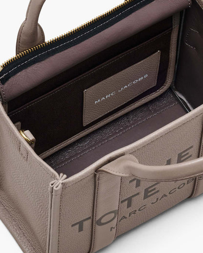 The Leather Small Tote Bag Cement Marc Jacobs / BAGS