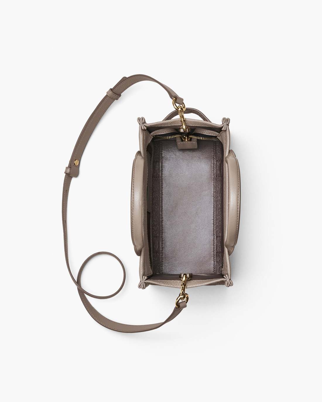 The Leather Small Tote Bag Cement Marc Jacobs / BAGS
