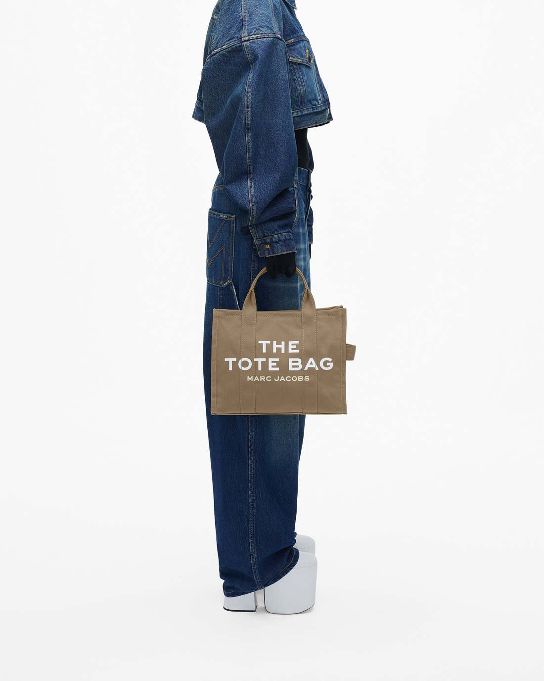 The Canvas Medium Tote Bag Slate Green Marc Jacobs / BAGS