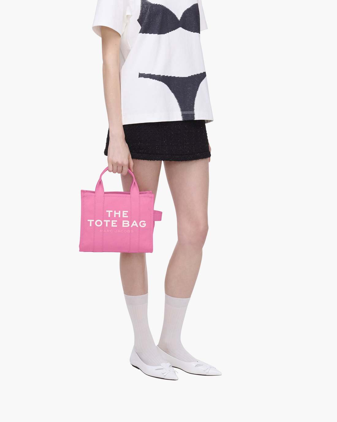 The Canvas Small Tote Bag Bow Pink Marc Jacobs / BAGS