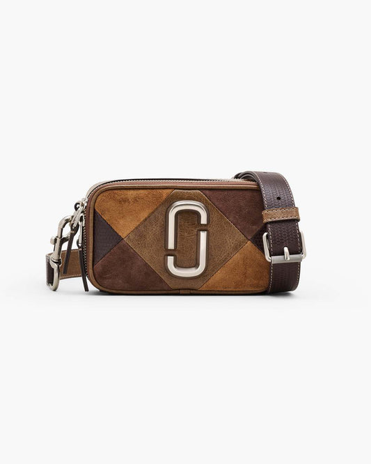 The Suede Patchwork Snapshot Brown Multi Marc Jacobs / BAGS|NEW ARRIVALS