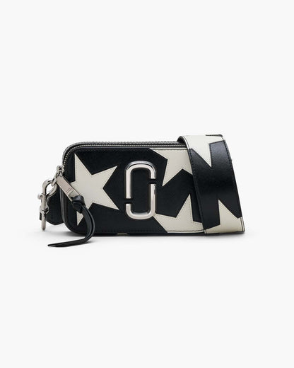 The Star Patchwork Leather Snapshot Black/White Marc Jacobs / BAGS