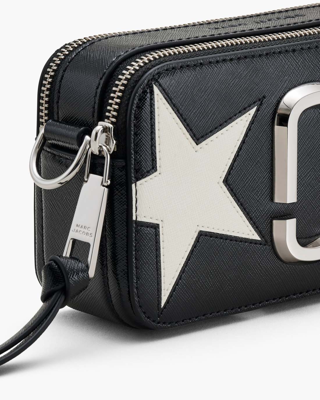 The Star Patchwork Leather Snapshot Black/White Marc Jacobs / BAGS