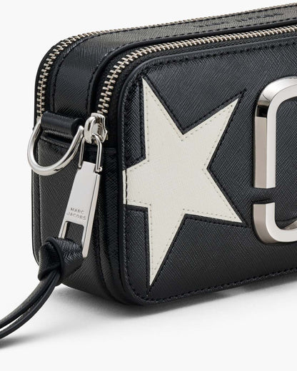 The Star Patchwork Leather Snapshot Black/White Marc Jacobs / BAGS