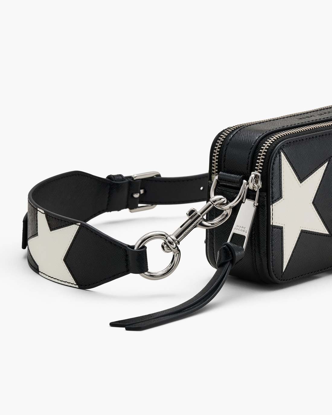 The Star Patchwork Leather Snapshot Black/White Marc Jacobs / BAGS
