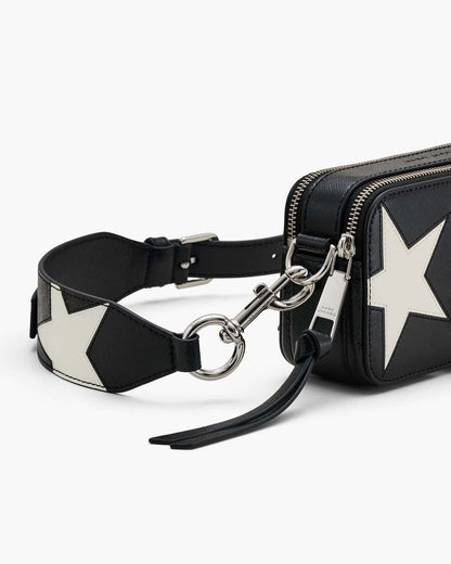 The Star Patchwork Leather Snapshot Black/White Marc Jacobs / BAGS