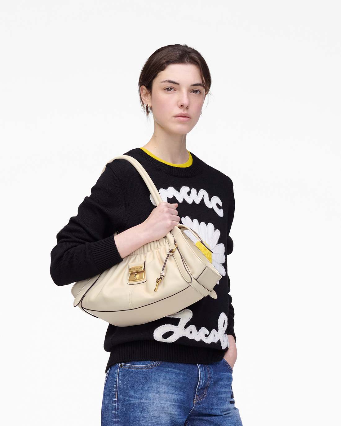The Cristina Satchel Ivory Marc Jacobs / BAGS