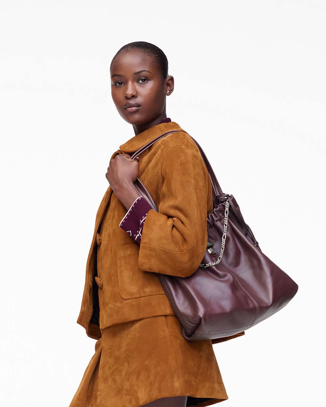 The Cristina Tote Dark Plum Marc Jacobs / BAGS
