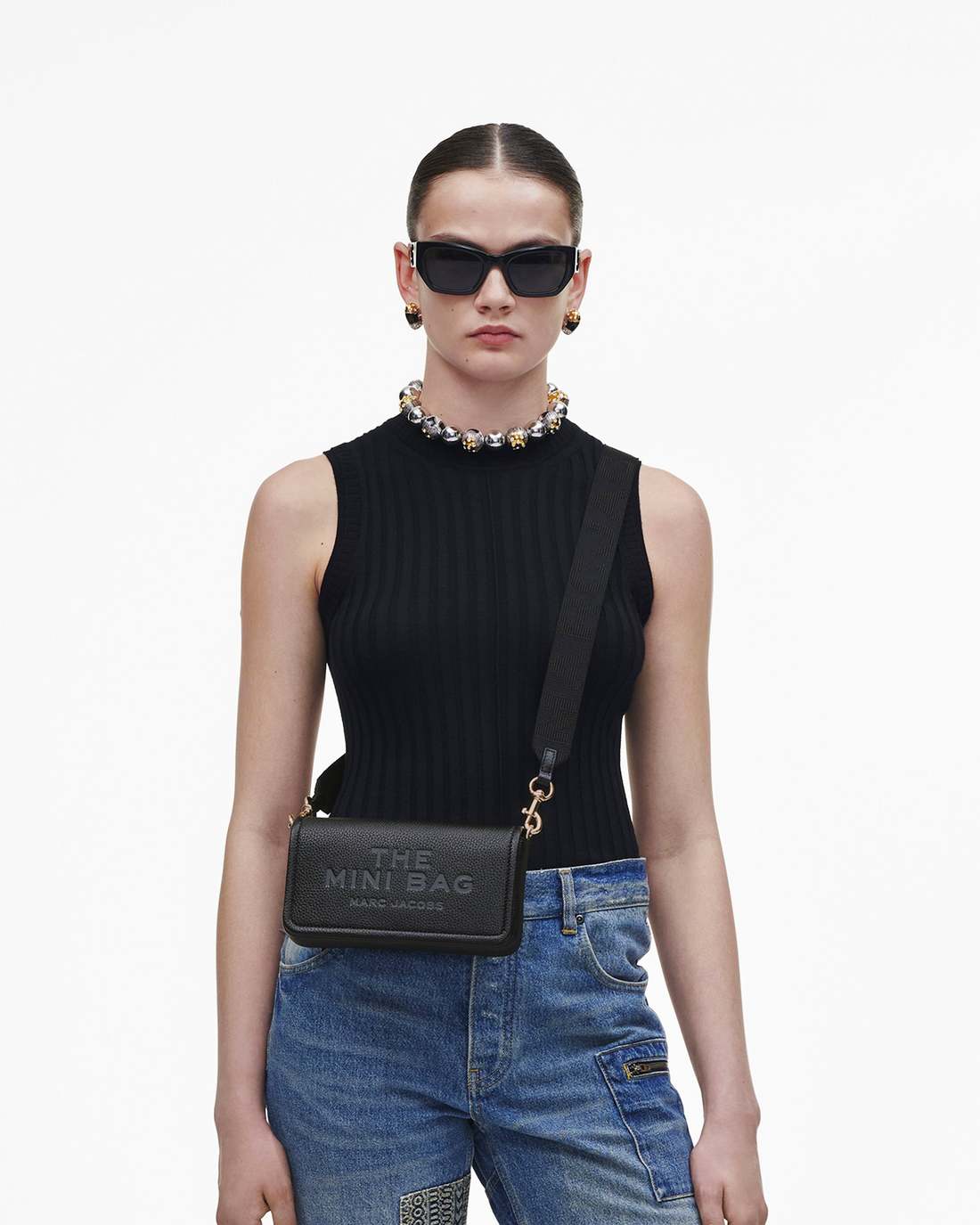 The Leather Mini Bag Black Marc Jacobs / BAGS|WALLETS