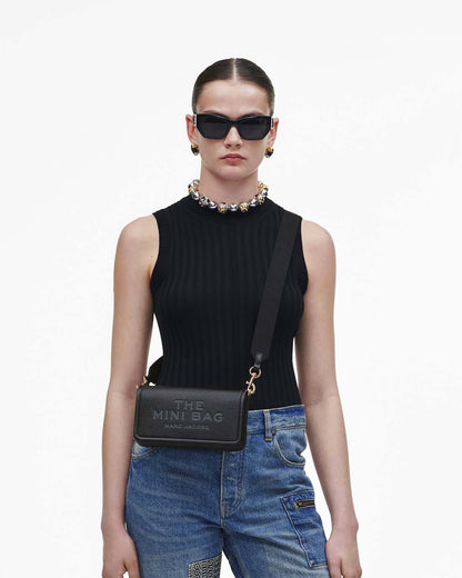 The Leather Mini Bag Black Marc Jacobs / BAGS|WALLETS