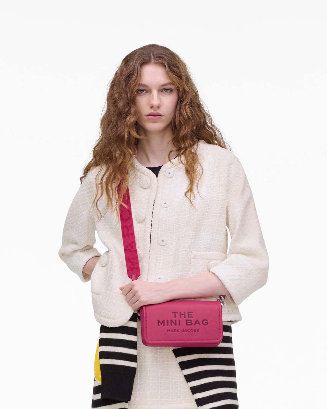 The Leather Mini Bag Raspberry Pink Marc Jacobs / BAGS|WALLETS