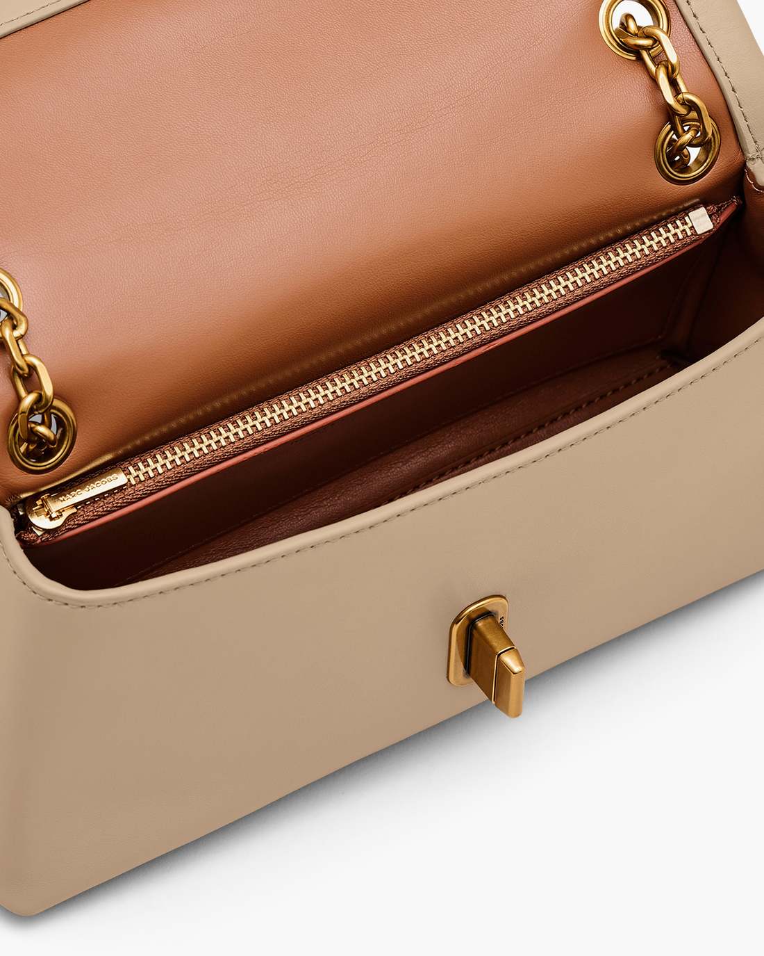 The Dual Chain Mini Bag Camel Marc Jacobs / BAGS