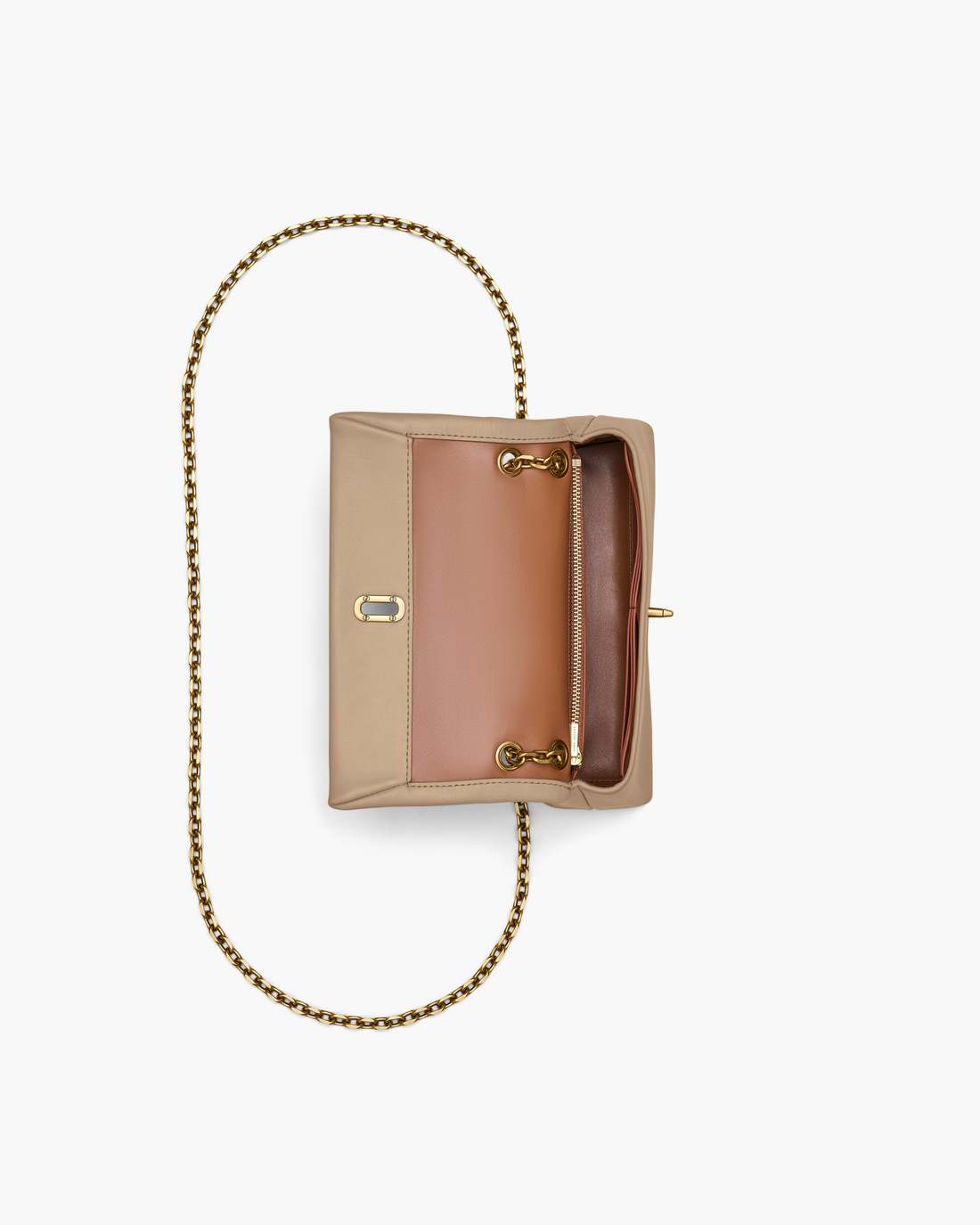 The Dual Chain Mini Bag Camel Marc Jacobs / BAGS