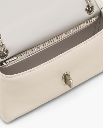 The Dual Chain Mini Bag Cloud White Marc Jacobs / BAGS|WALLETS