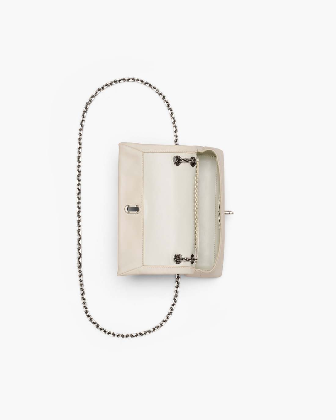The Dual Chain Mini Bag Cloud White Marc Jacobs / BAGS|WALLETS