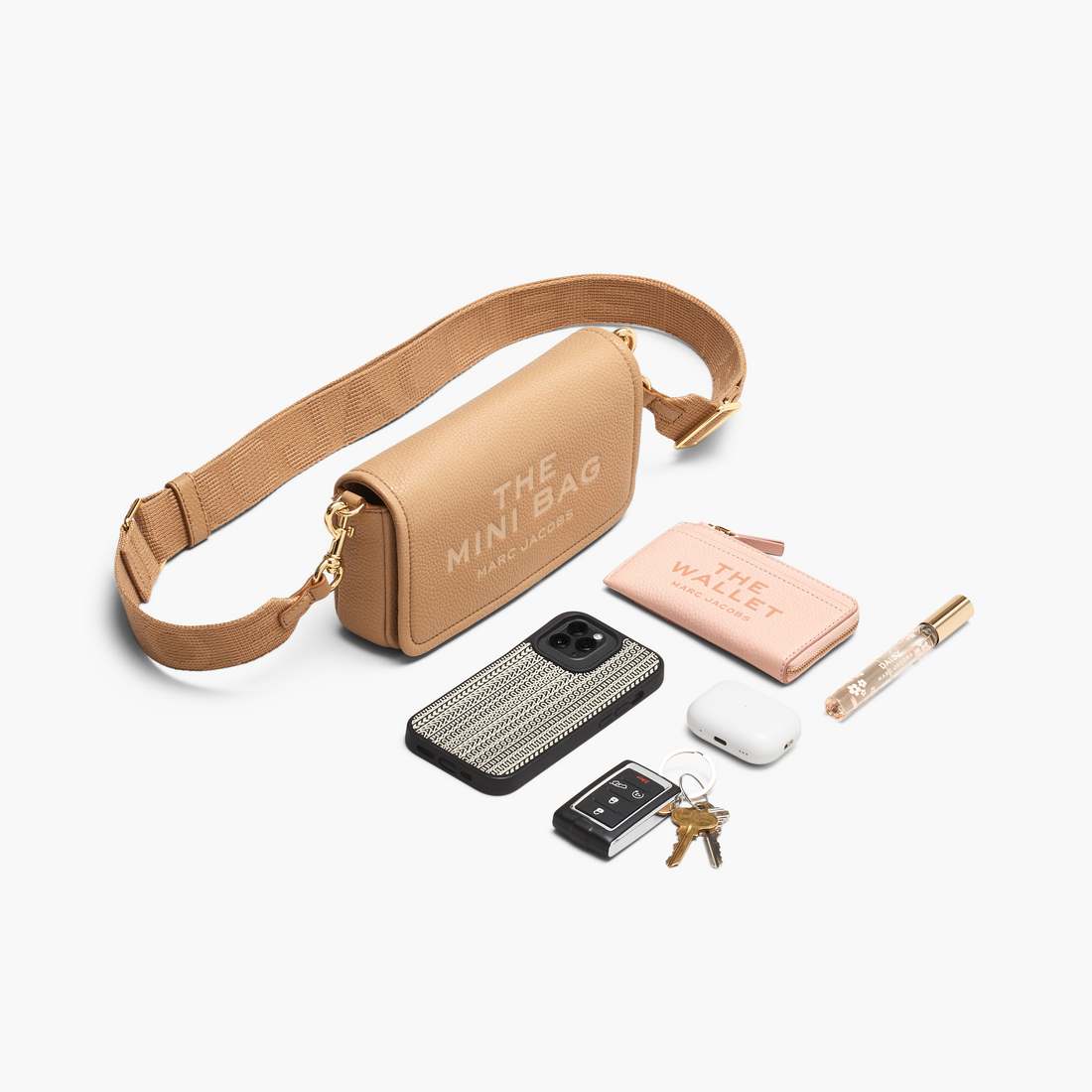 The Leather Mini Bag Rose Marc Jacobs / BAGS|WALLETS